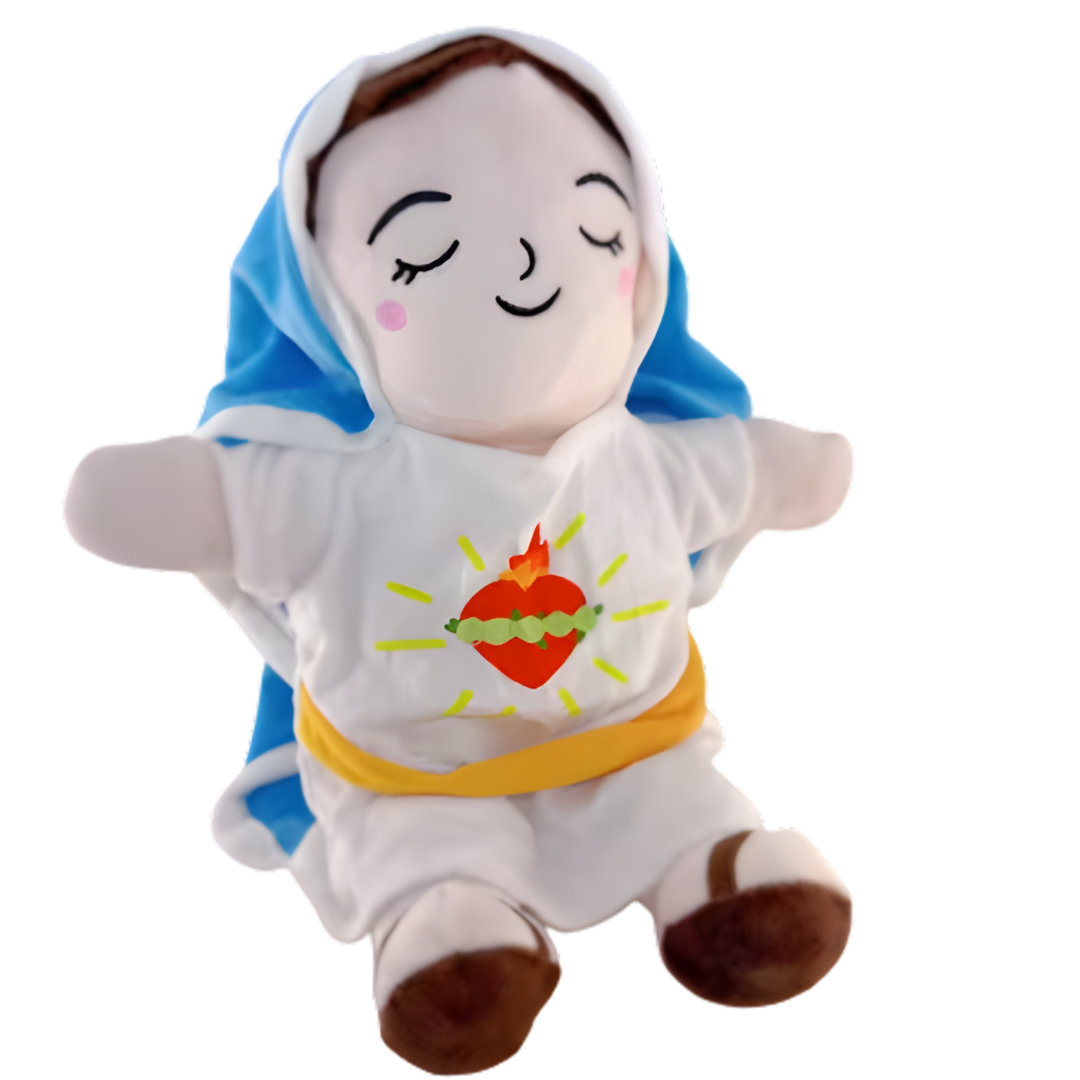 Peluche que respira Virgen Maria